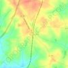 Cross Hill topographic map, elevation, terrain