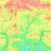 Test Valley topographic map, elevation, terrain