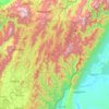 Ukhrul topographic map, elevation, terrain