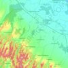 Općina Kloštar Podravski topographic map, elevation, terrain
