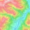 Châteauroux-les-Alpes topographic map, elevation, terrain