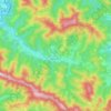 Ceberio topographic map, elevation, terrain