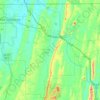 Catoosa County topographic map, elevation, terrain