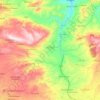 Beni Fouda topographic map, elevation, terrain