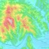 Kitzeck im Sausal topographic map, elevation, terrain