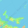 Prince Edward Island topographic map, elevation, terrain