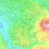 Universidad topographic map, elevation, terrain