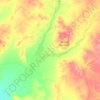 Jundah topographic map, elevation, terrain