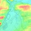 Berg topographic map, elevation, terrain