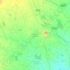 Nalgonda mandal topographic map, elevation, terrain