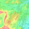Xaló topographic map, elevation, terrain