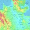 Agusan del Sur topographic map, elevation, terrain