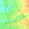 Broughton topographic map, elevation, terrain