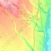 Valdevimbre topographic map, elevation, terrain