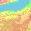 Beaumont topographic map, elevation, terrain