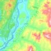 Lyme topographic map, elevation, terrain