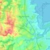 Thornlands topographic map, elevation, terrain