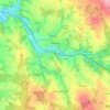 Přibyslav topographic map, elevation, terrain