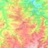 Calaceite topographic map, elevation, terrain
