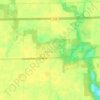 Muncie topographic map, elevation, terrain