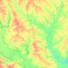 Kisatchie National Forest topographic map, elevation, terrain