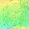 Dongsheng topographic map, elevation, terrain