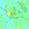 Derryhubbert North topographic map, elevation, terrain