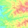 South East Alego ward topographic map, elevation, terrain