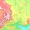Pendra Road Gorella Tahsil topographic map, elevation, terrain