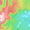 Jerrawangala topographic map, elevation, terrain