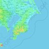 Chiba Prefecture topographic map, elevation, terrain