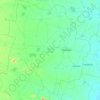 Chandur mandal topographic map, elevation, terrain