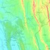 Gomati topographic map, elevation, terrain