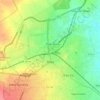 Thiès topographic map, elevation, terrain