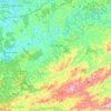 Santa Branca topographic map, elevation, terrain