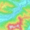 Moiola topographic map, elevation, terrain