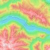Seton Lake topographic map, elevation, terrain