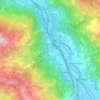 Quincinetto topographic map, elevation, terrain