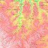 Chumbivilcas topographic map, elevation, terrain