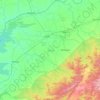 Harda topographic map, elevation, terrain