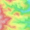 Kunice topographic map, elevation, terrain