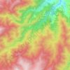 Peña Rica topographic map, elevation, terrain