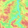 Schlitz topographic map, elevation, terrain