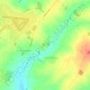 Little Stretton topographic map, elevation, terrain