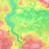 Bad Bayersoien topographic map, elevation, terrain