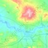 Avanos İlçe Merkezi topographic map, elevation, terrain