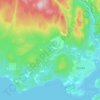 Otter Point topographic map, elevation, terrain