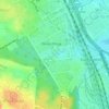 Okhla Phase - I topographic map, elevation, terrain