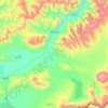 Samarda topographic map, elevation, terrain