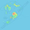Isles of Scilly topographic map, elevation, terrain